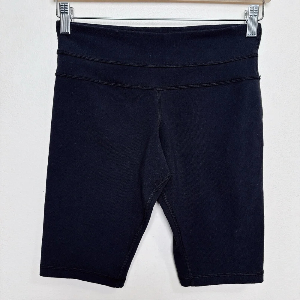 Lululemon Womens 4 Wunder Biker Training Short In Black